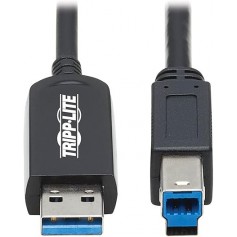 Tripp Lite U328F-20M USB-A to USB-B Fiber Active Optical Cable AOC USB 3.2 Gen 1 20M