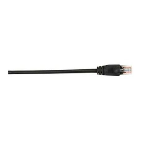 Black Box CAT6PC-001-BK-10PAK 10-pack 1FT CAT6 Black Molded Boot Stranded Patch Cable Value Line