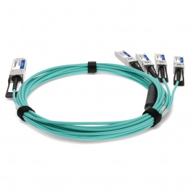 AddOn JNP-QSFP-AOCBO-5M-AO Fiber Optic Network Cable 16.40 ft 40 Gbits Active