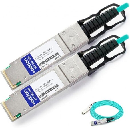 Accortec MFS1S00-H025V-ACC 200GBase-AOC QSFP56 Infiniband HDR LSZH Active Optical Cable, 25m