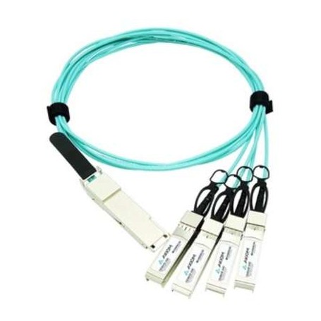 Axiom Q284XS28A7M-AX Upgrades 100GBASE AOC QSFP28 to 4 SFP28 Active Optical Breakout Cable
