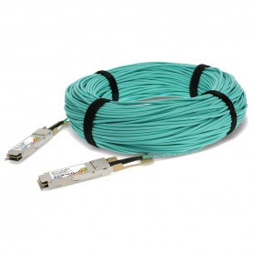 Accortec MFS1S00-V050E-ACC Mellanox Compatible 200GBase-AOC QSFP56 Active Optical Cable, 50m