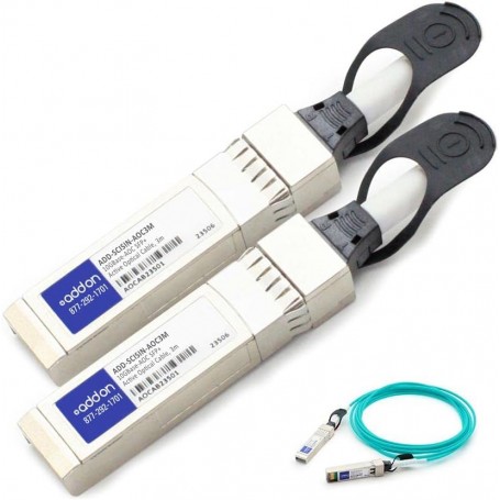 AddOn ADD-SCISIN-AOC3M Fiber Optic Network Cable, 10 Gbit/s, 9.80 ft, Active