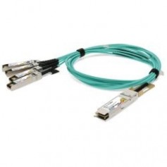 Axiom 10442-AX Upgrades 100GBASE-AOC QSFP28 to 4 SFP28 Active Optical Breakout Cable