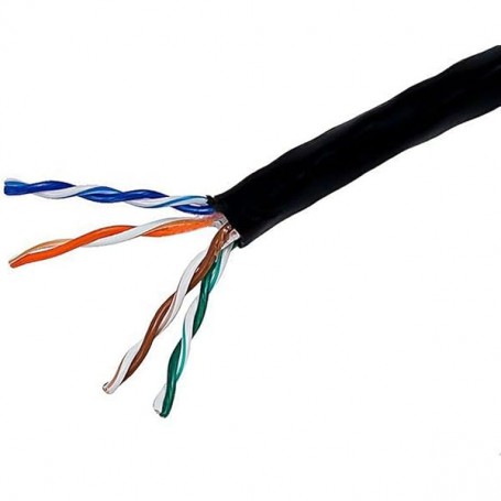 Belkin A7J304-1000-BLK CAT 5e Bulk Patch Cable 1000-Ft Black Stranded
