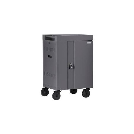 Bretford TVCM20PAC-270CT Charging Cart  20 Devices  Gray Finish