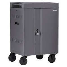 Bretford TVCM20PAC-270CT Charging Cart 20 Devices Gray Finish