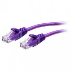 C2G C2G30193 15FT CAT6A Purple Slim Ethernet