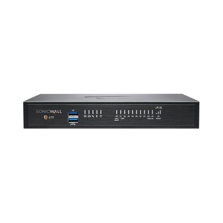 SonicWall 02-SSC-5858 TZ670 Security Appliance 10 GigE