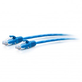 C2G 30136 15ft Cat6a Snagless Unshielded (UTP) Slim Ethernet Patch Cable - Blue