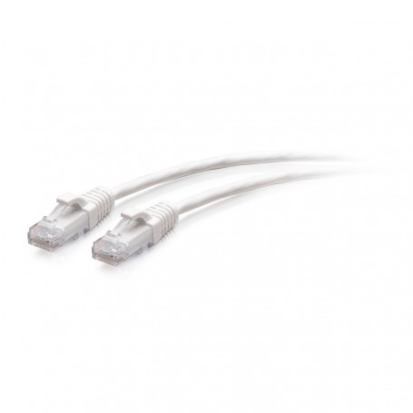 C2G C2G30181 1ft Cat6a Snagless Unshielded (UTP) Slim Ethernet Patch Cable - White