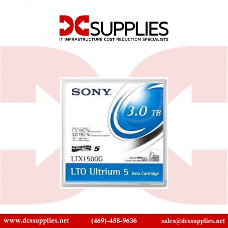 Sony 20LTX1500G LTO, Ultrium-5, 1.5TB/3.0TB Library Pack, 20Pk, No case