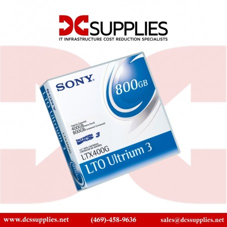 Sony LTX400GWW LTO Ultrium 3 Tape 400/800 GB Data Cartridge
