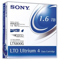 SONY LTX800G LTO Ultrium 4 Cartridge, 2600ft, 800GB 1.6TB Compressed Capacity