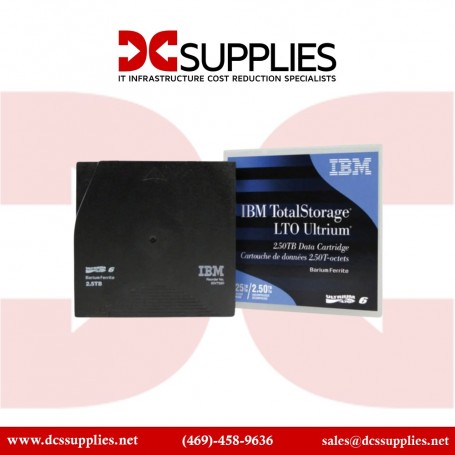 IBM LTO-6 Backup Tape Cartridge 2500GB/6250 GB