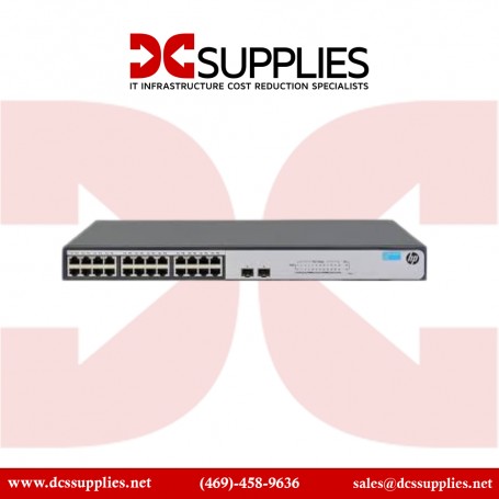 HPE 1420-24G-2SFP Switch - switch - 24 ports - unmanaged - rack-mountable