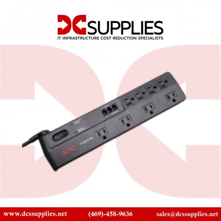 APC P8T3 Home Office SurgeArrest 8-Outlet with Phone Protection 120V