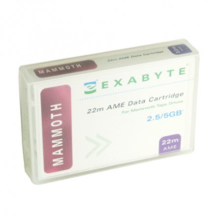 Exabyte Tape, 8mm Mammoth AME, 1, 22m, 2.5/ 5.0GB