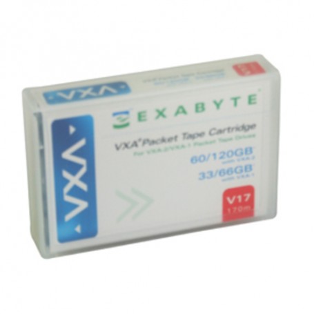 Exabyte Tape, VXA, 8mm, 170m, 33/66GB, V17 Drive