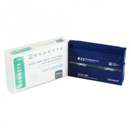 Exabyte Tape, 8mm Mammoth AME, 2, 225m, 60/ 150GB, w/smart cmamln