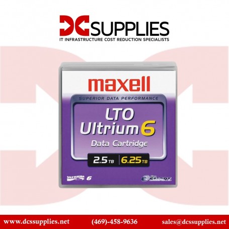 Maxell LTO-6 Backup Tape Cartridge 2500GB/6250 GB