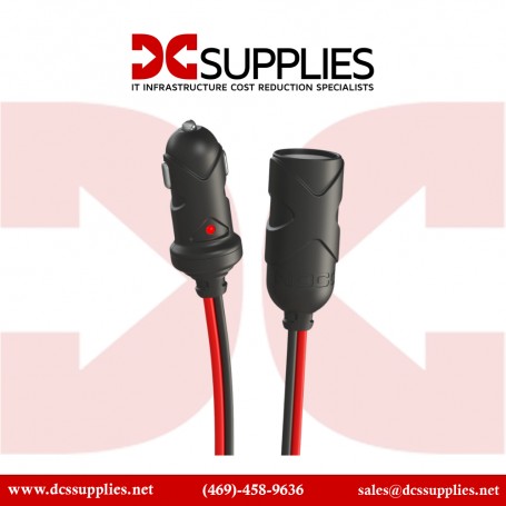 NOCO GC020 15A 14AWG 12V Splitter, Heavy-Duty 2-Way Cigarette Lighter Plug
