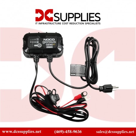 NOCO Genius GEN5X2, 2-Bank, 10A (5A/Bank) Smart Marine Battery Charger