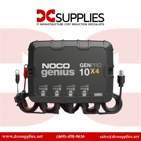 NOCO Genius GENPRO10X4, 4-Bank, 40A (10A/Bank) Smart Marine Battery Charger