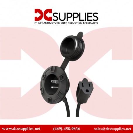 NOCO GCP2 15A AC Port Plug, 125V Power Inlet Socket, and Waterproof Electrical Outlet