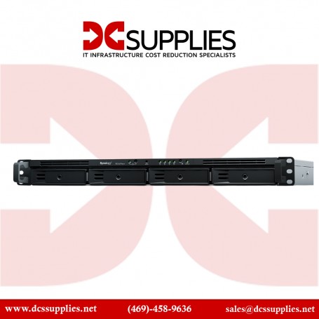 Synology RX418 disk array Rack (1U) Black, Gray