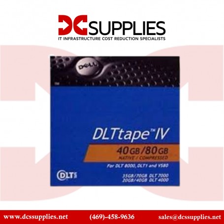 Dell 09w080 DLT-IV 40GB/80GB Backup Tape (Retail Packaging)