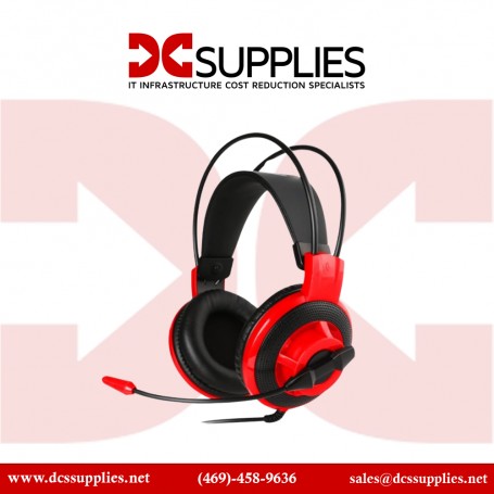 MSI DS501 Gaming Headset - Stereo - Mini-phone - Wired - 32 Ohm - 20 Hz - 20 kHz - Over-the-head