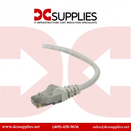 C2G 00654 35ft Cat6a Snagless Shielded Ethernet Patch Cable Gray