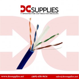 C2G C2G56048 1000ft (304.8m) Cat6a Bulk Unshielded (UTP) Ethernet Network Cable Blue