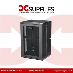 StarTech RK1820WALHM 18U 19" Wall Mount Network Cabinet - 16" Deep Hinged with Shelf