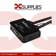 startech.com SV211USB 2 Port USB VGA Cable KVM Switch - USB Powered with Remote Switch