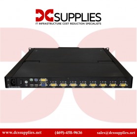 StarTech RKCONS1908K 8 Port Rackmount KVM Console with Cables KVM Switch