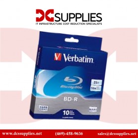 VERBATIM 97238 CORPORATION 10PK BD-R 25GB 6X SPINDLE BOX