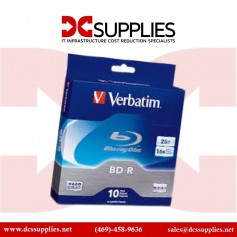 VERBATIM 97238 CORPORATION 10PK BD-R 25GB 6X SPINDLE BOX