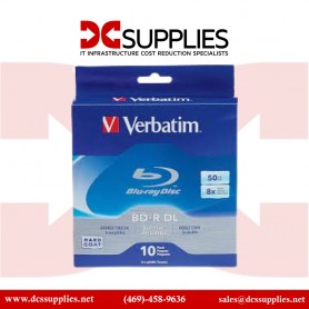 Verbatim 97335 50GB 6X BD-R DL 10 Packs Spindle Disc Model