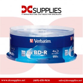 Verbatim 97457 BD-R Blu-Ray 25GB 16x (25 Pack Spindle