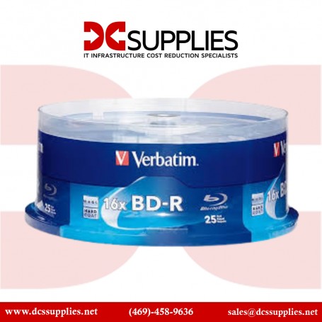 Verbatim 97457 BD-R Blu-Ray 25GB 16x (25 Pack Spindle
