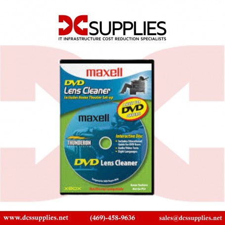 Maxell 190059 DVD Lens Cleaner, With Equipment Set Up and Enhancement Features