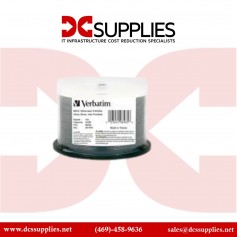 Verbatim 98485 25GB BD-R 16X Shiny Silver Hub Printable 50-Pack