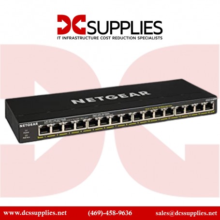 Netgear GS316EPP-100NAS 16-Port  Gigabit Ethernet Switch