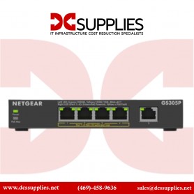 NETGEAR GS305P-300NAS 5-Port Gigabit Ethernet PoE Switch