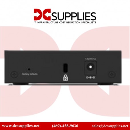 NETGEAR GS305E-100NAS 5 Port Gigabit Ethernet Plus Switch