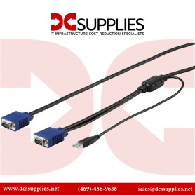 StarTech.com RKCONSUV15 15' / 4.6 m USB KVM Cable for Rackmount Consoles