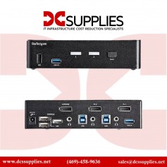 StarTech.com SV231DPU34K 2 Port Display Port KVM Switchbox 4K 60Hz Hub TAA