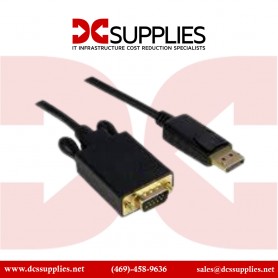 StarTech DP2VGAMM6B 6ft DisplayPort to VGA Adapter Cable DP to VGA - Black